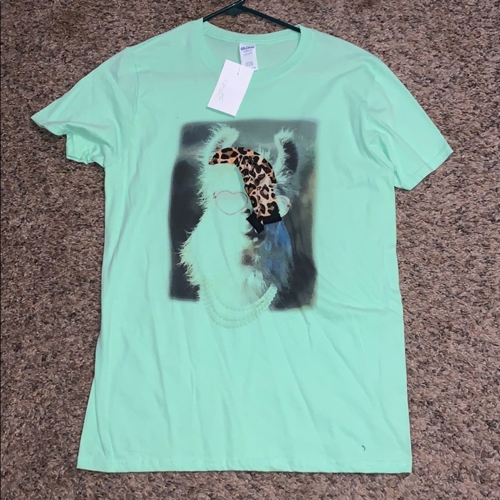 Llama graphic tee